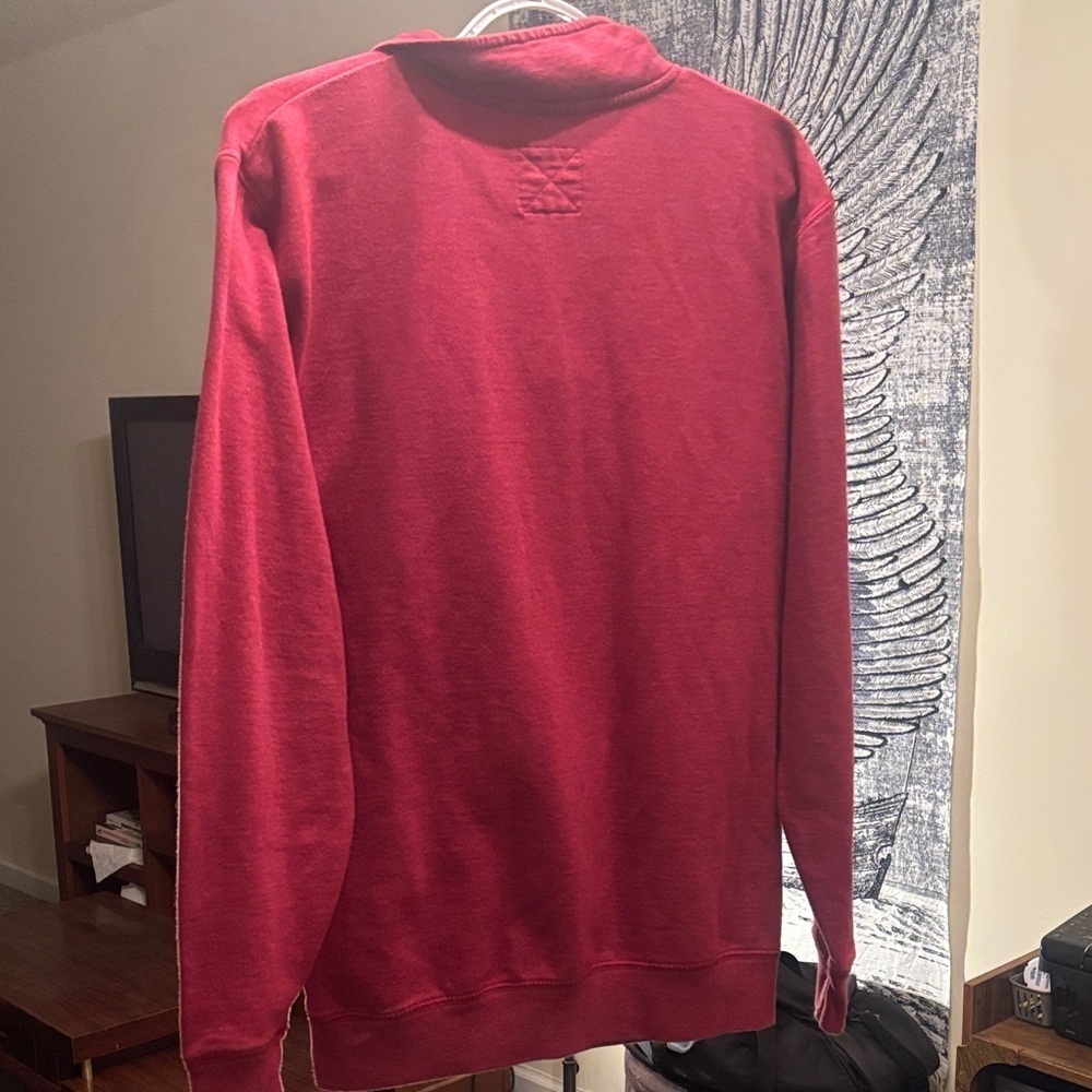 Oklahoma Sooners Red Alta Garcia Quarter-Zip Sweatshirt - Picture 5 of 7